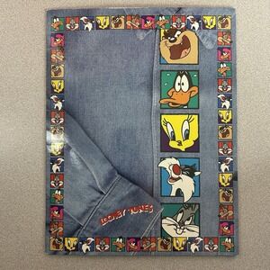 Vintage 1994 Looney Tunes Stuart Hall Pocket Folder